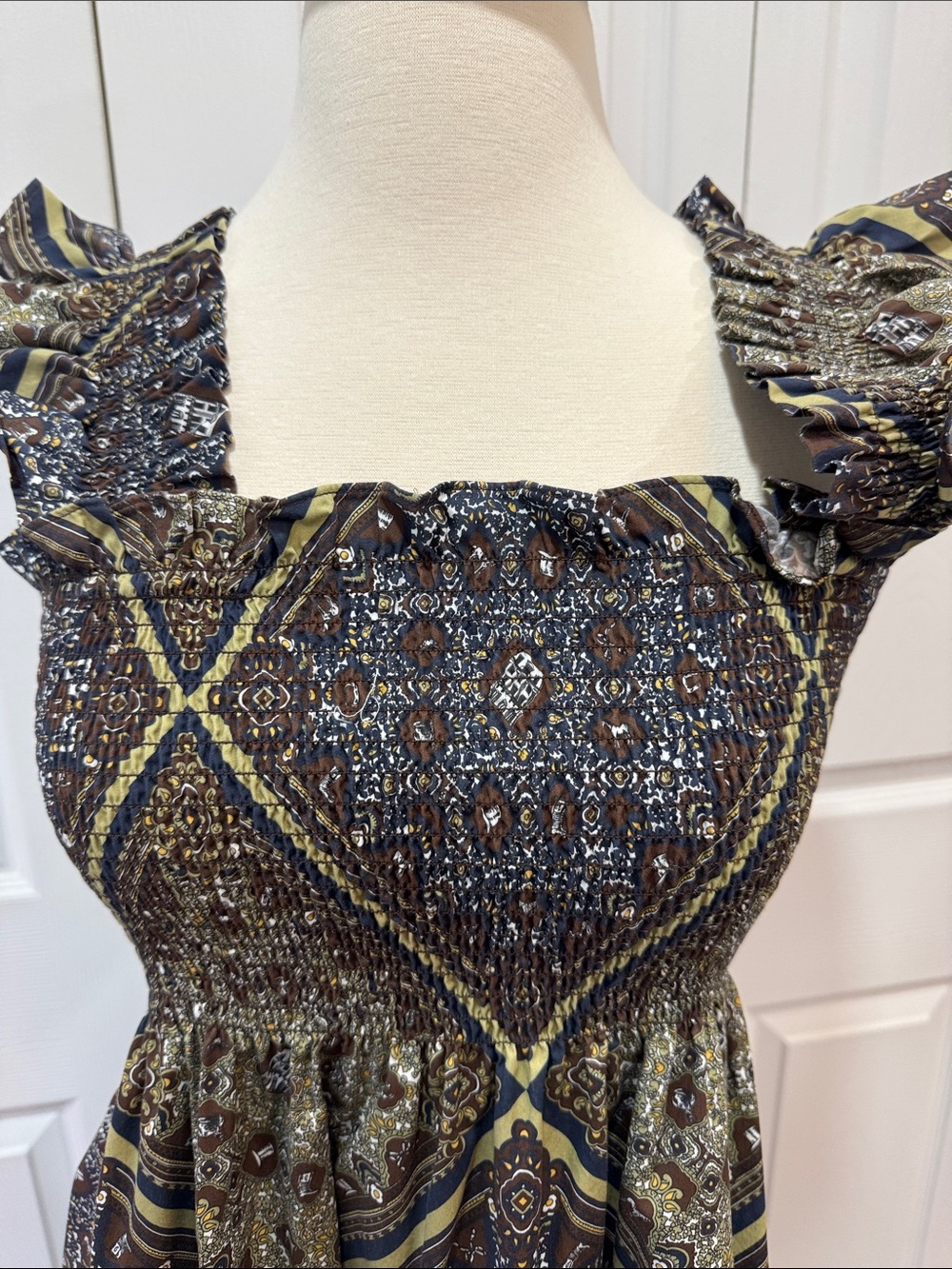 Hill house nap dress Smocked Square-Neck Maxi Dress - Picture 2 of 2
